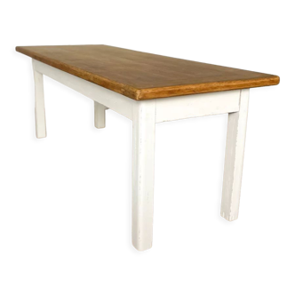 Old workshop table solid oak tray