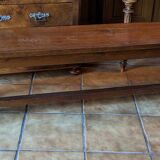 Solid oak bench