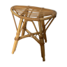 Vintage rattan stool