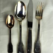 Menagère metal silver Orbrille 49 pieces - Joseph Buisson - XXth