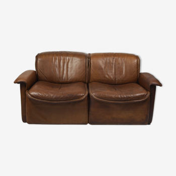 De Sede DS-12 two-seater Sofa buffalo leather 1970s