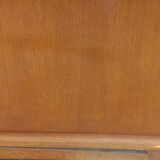 Vintage oak sideboard with splayed legs from the 1950s.