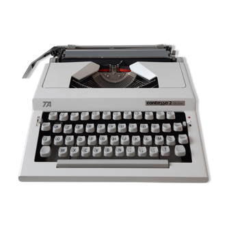 Machine à écrire Contessa 2 De Luxe 1970