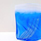 Vase by Maud G. Bugge for Hadeland Glassverk in blown glass, Norway 1980