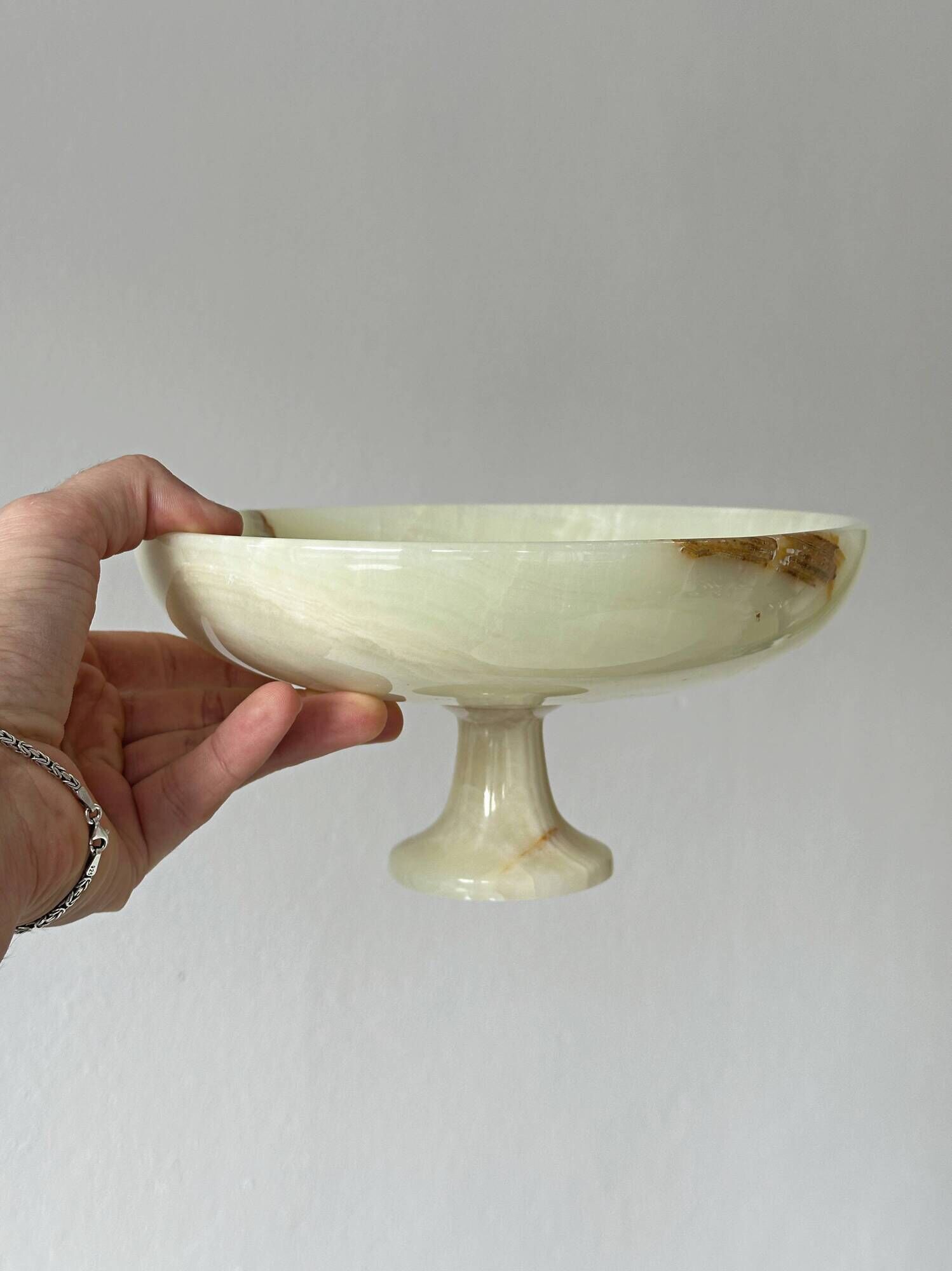 Coupe pied albâtre ancienne