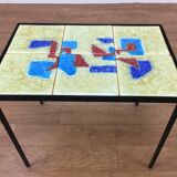 Ceramic side table 50s, modernist style