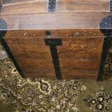 Vintage wooden trunk