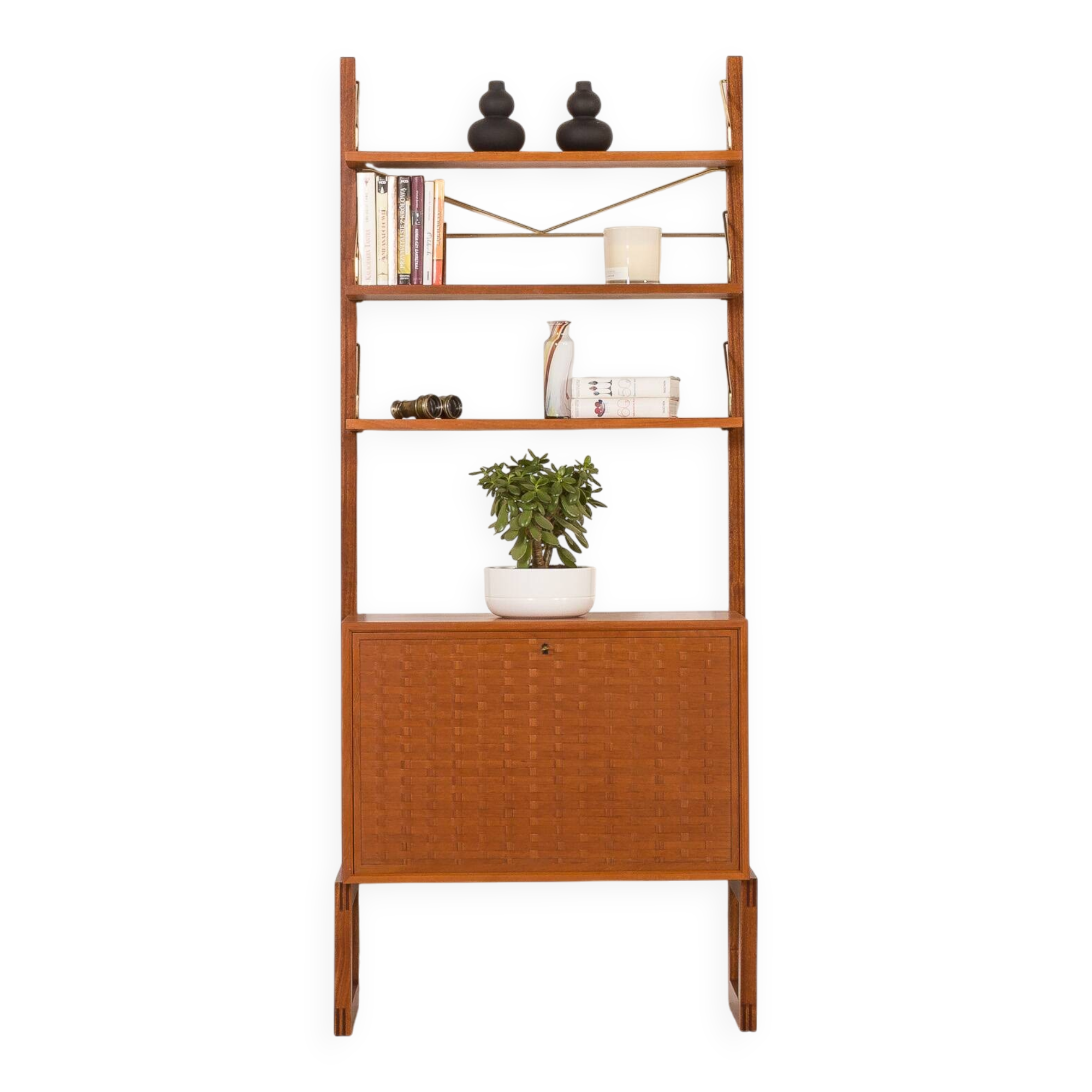 Poul Cadovius free standing wall unit for Cado, 1960s