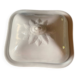 Grand plat cloche en porcelaine Villeroy et Boch ancien