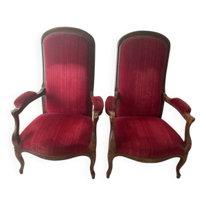 2 fauteuils voltaire