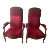 2 fauteuils Voltaire