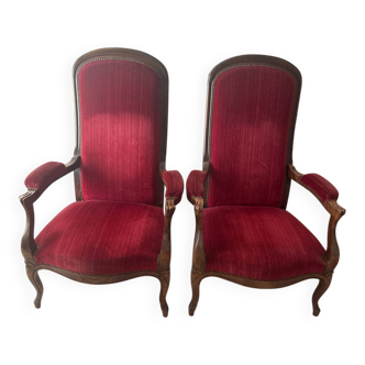 2 Voltaire armchairs