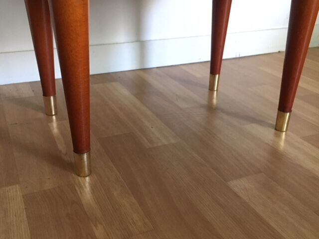 Chavet table varnished at door