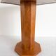 Art Deco guéridon from the 1930s in walnut and oak.
