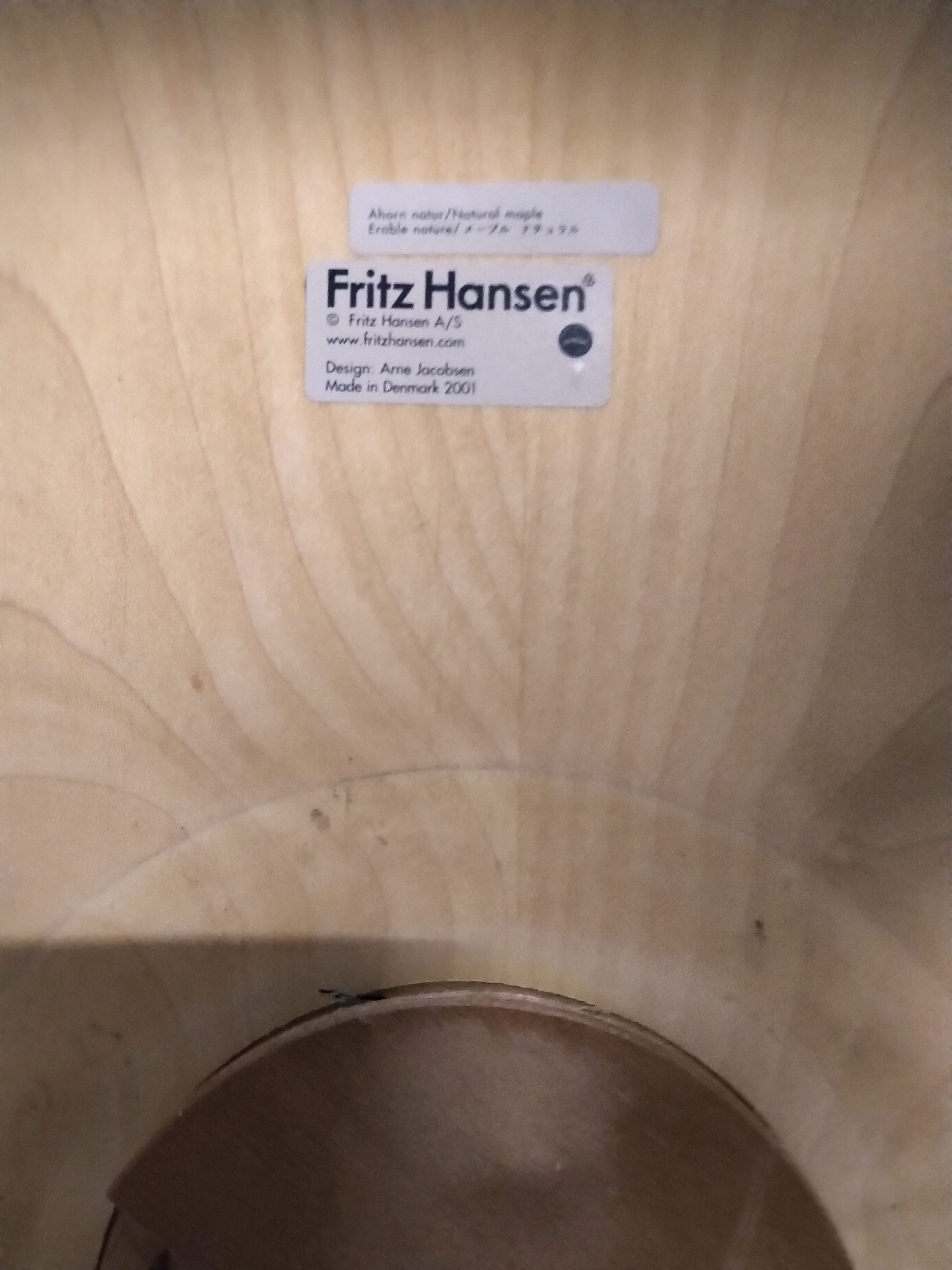 Office swivel chair model 3117 by Arne Jacobsen for Fritz Hansen, 2001