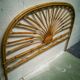 Rattan headboard of the 70s