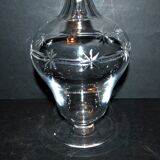 SAINT-LOUIS Reims carafe in star-cut crystal - 1930 Art Deco catalog