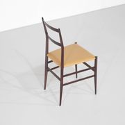 "Superleggera" chair in wood, created by Gio Ponti for Cassina, Italy.