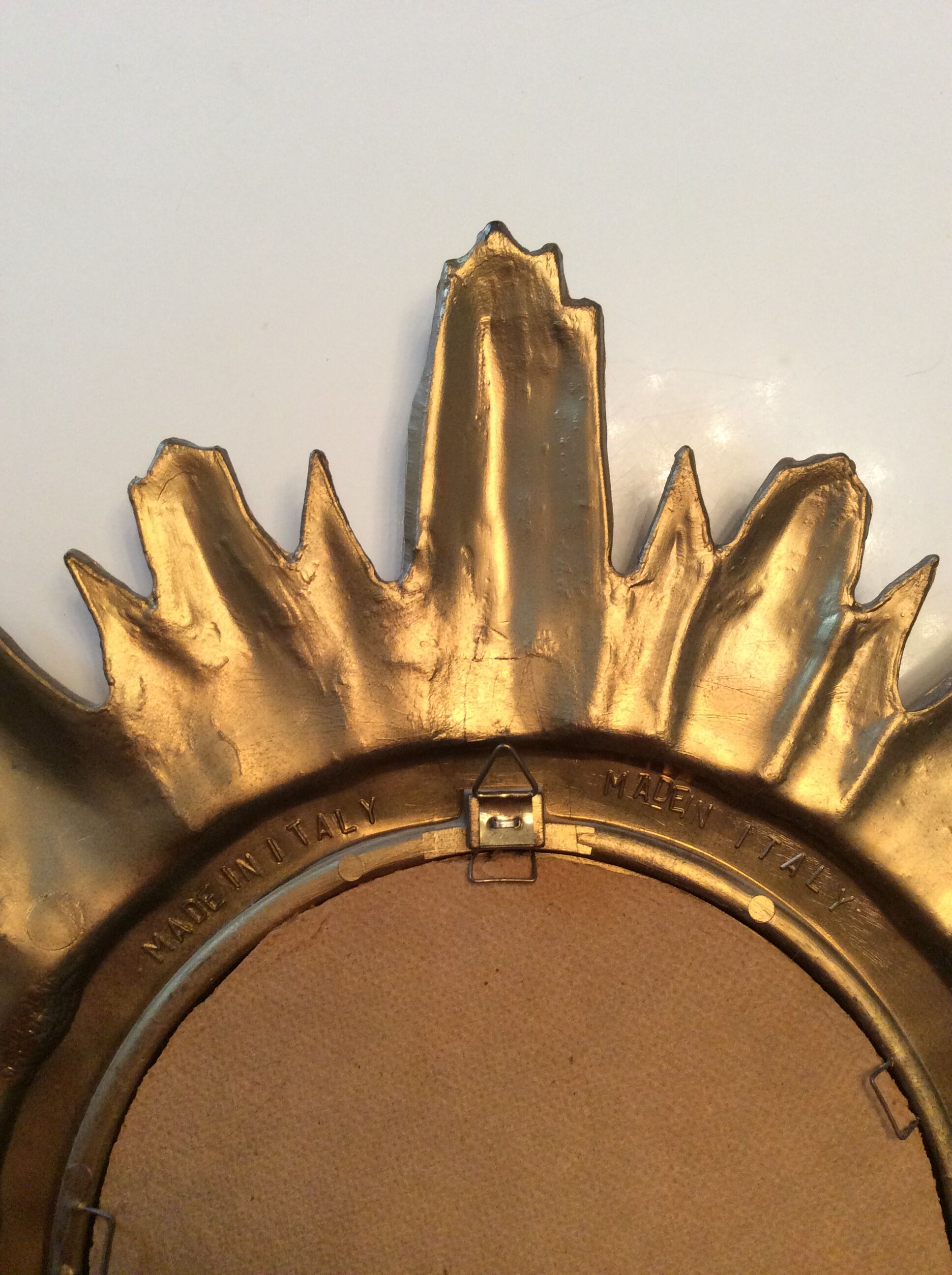 Golden sun mirror of the 70s