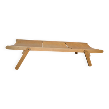 Lit de jour pliant en bois vintage / par Niko Kralj pour Stol Kamnik / années 1970