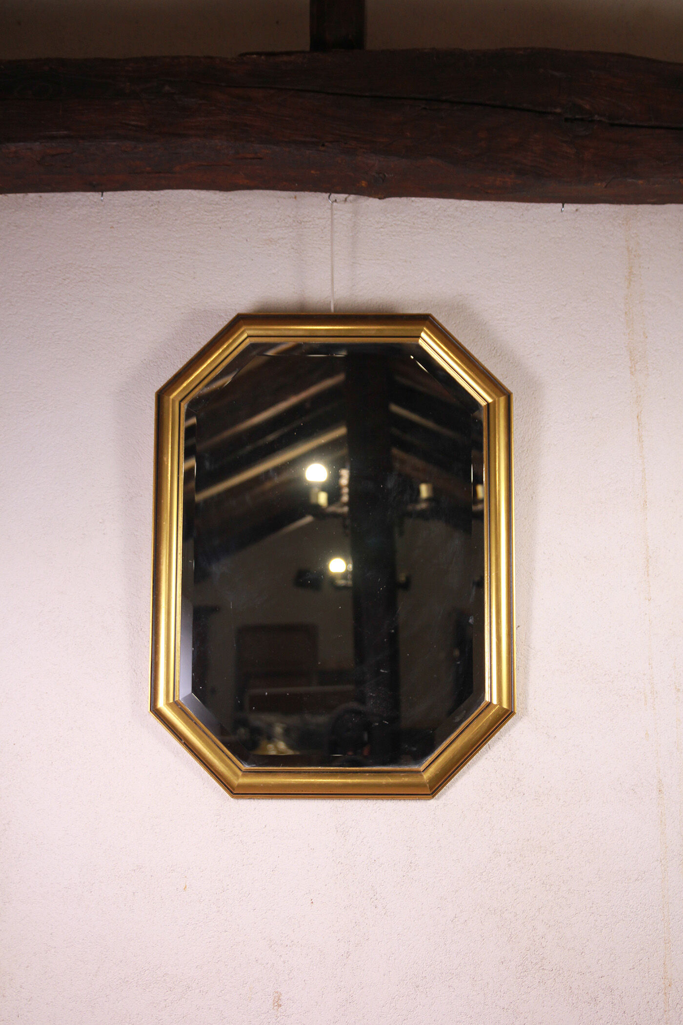 Octogonal mirror - 79x50cm