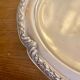 Circular silver metal tray, Victor Saglier 1809-1894