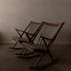 Ensemble de 2 chaises berçantes en teck danois modèle 182 Frank Reenskaug années 1950.