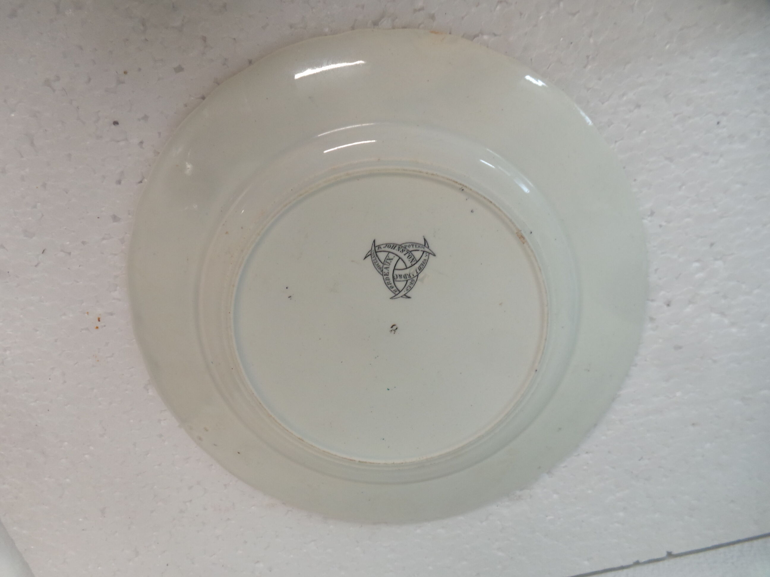 Decorative plate Château Margaux Medoc Bordeaux Vieillard