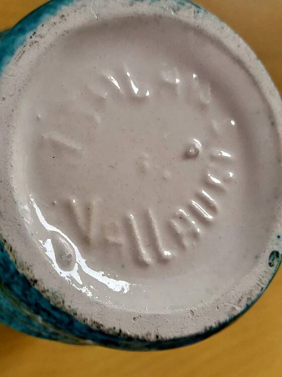 Ceramic glasses for orangeade J. Sagan, Vallauris