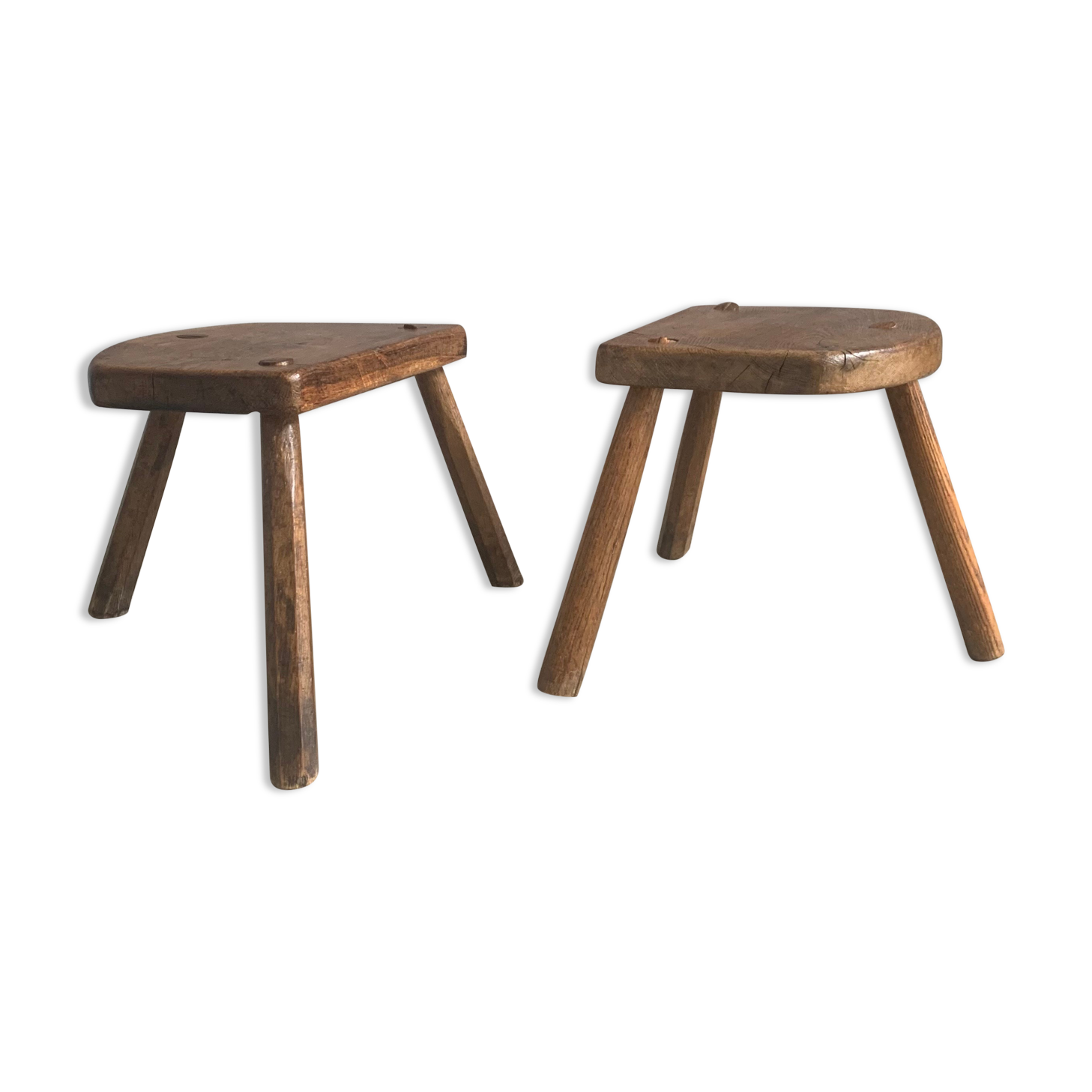 Pair of tripod stools
