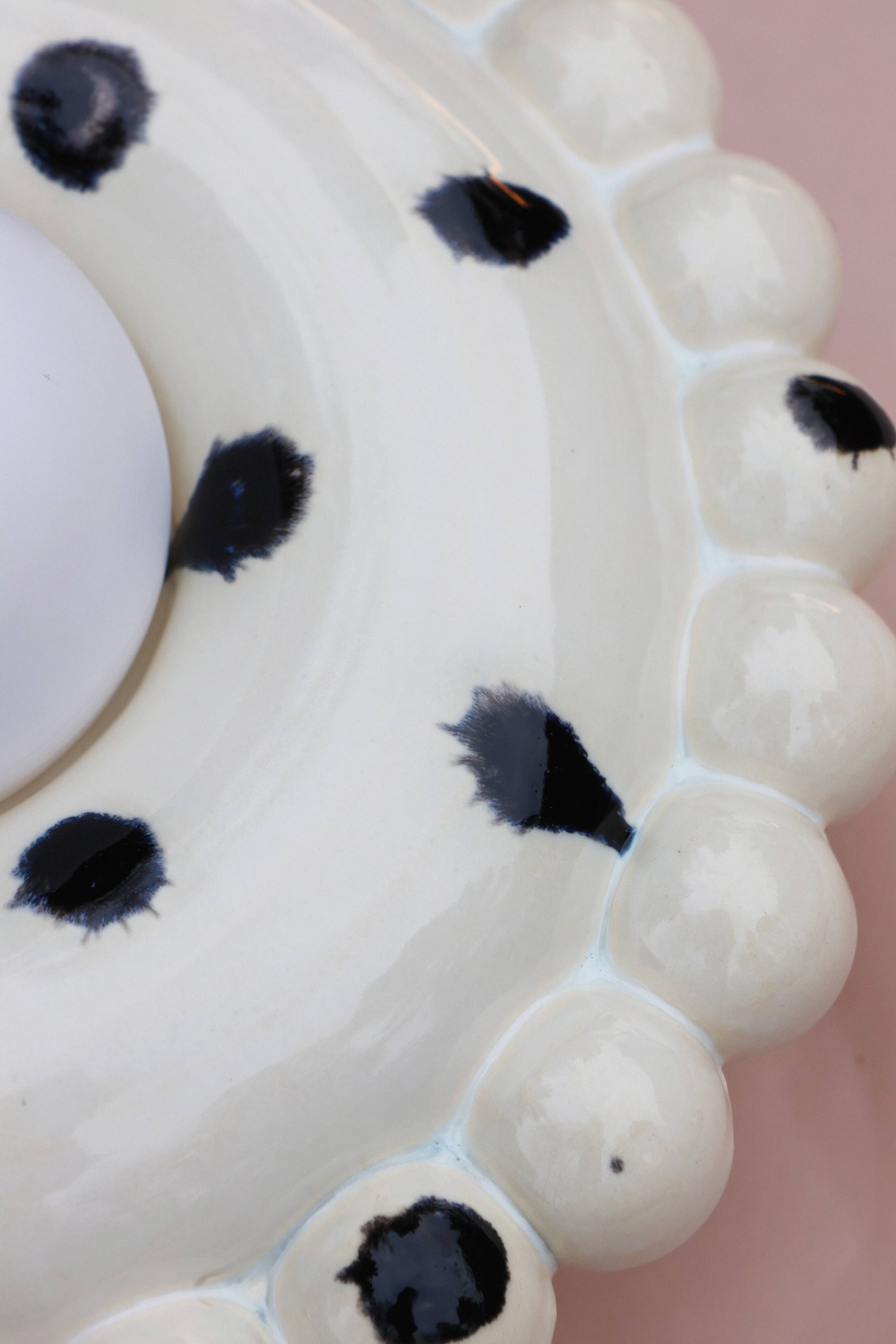 Luna Tall Polka Wall Lamp