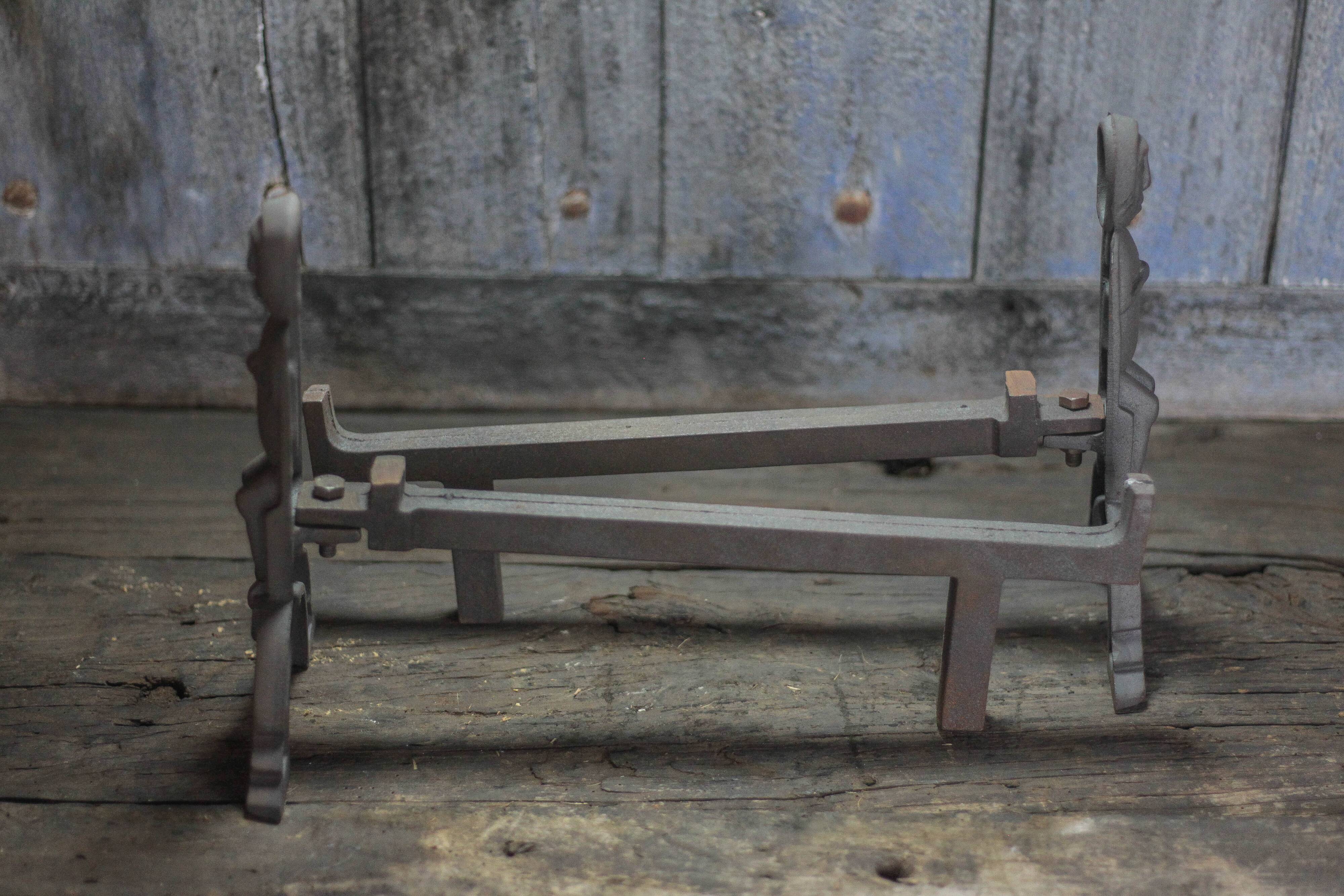 Vintage fireplace grates, Prinner Anton grates, character grates.