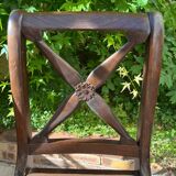 Set of 3 antique wooden chairs
