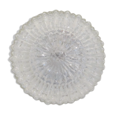 Round cleated vintage glass ceiling