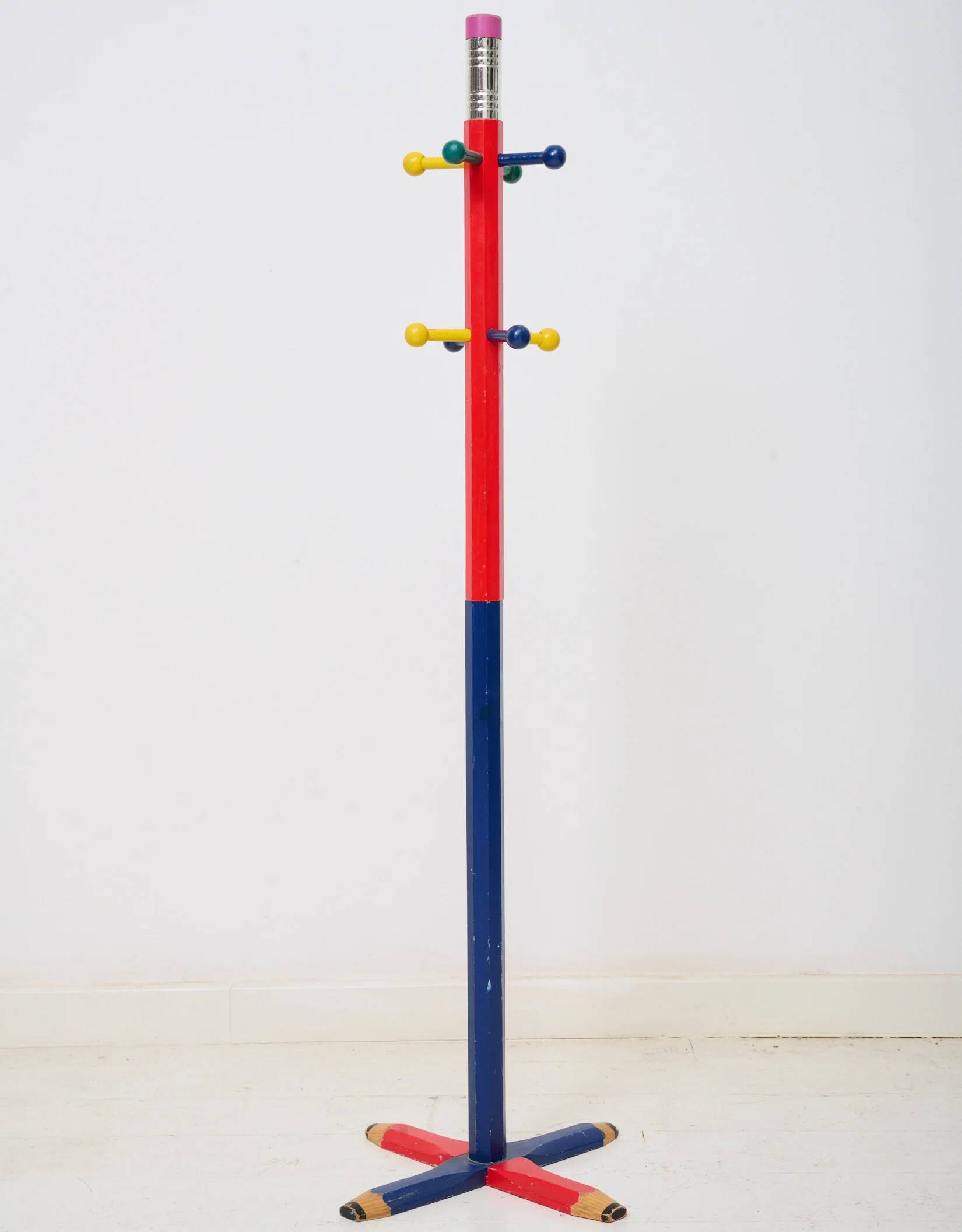 Ensemble portemanteau et chaise Pierre Sala, 1980