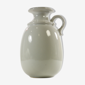 Grey ceramic vase