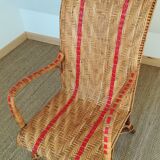 Rattan armchair