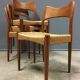 Ensemble de 4 chaises Arne Hovmand Olsen pour Mogens Kold