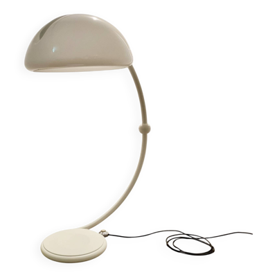 Lampadaire Serpente Blanc par Elio Martinelli pour Martinelli Luce