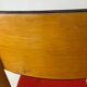 Chaise vintage rouge