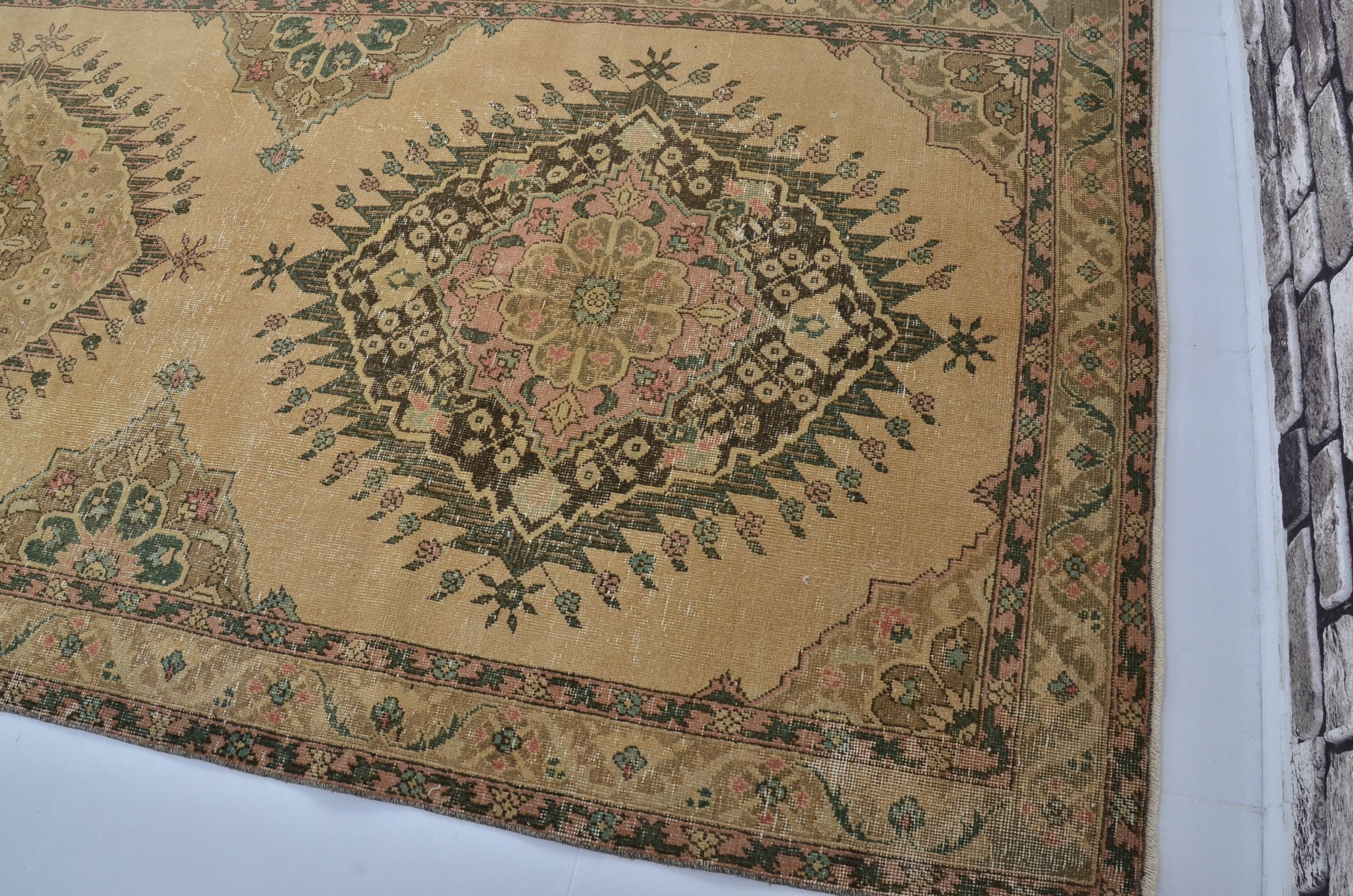 Antique Oushak Vintage Runner Rug sku 2139
