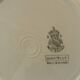 Set of 6 Luneville earthenware dessert plates. Bagatelle model.