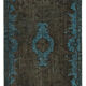 Hand-Knotted Distressed Oriental 1980s 172 cm x 271 cm Brown Carpet