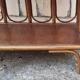 Bibliothèque étagères en bambou et rotin Maugrion pour Roche Bobois, années 80