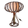 Lampe en rotin