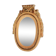 Antique Gilded Wood Mirror a Fronton Louis XVI Style