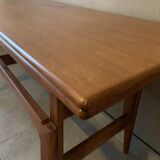 Table modulable danoise en teck Kai Kristiansen 1960