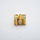 Set of 2x gilded wall lamps by Palwa, 1960s