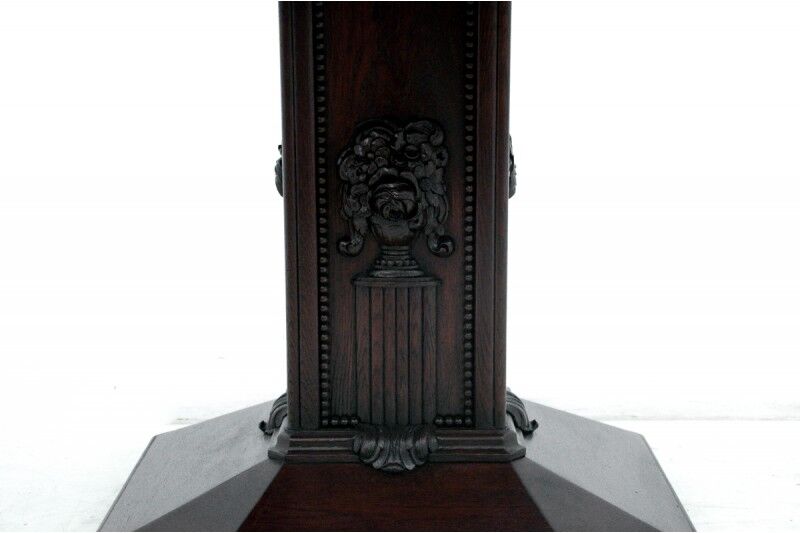 Antique table + chairs set, Western Europe, early 20th century.