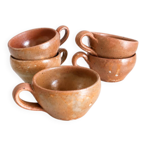 lot de 5 tasses en céramique